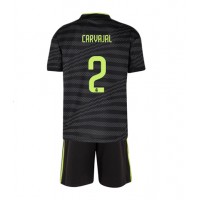 Real Madrid Daniel Carvajal #2 Fußballbekleidung 3rd trikot Kinder 2022-23 Kurzarm (+ kurze hosen)